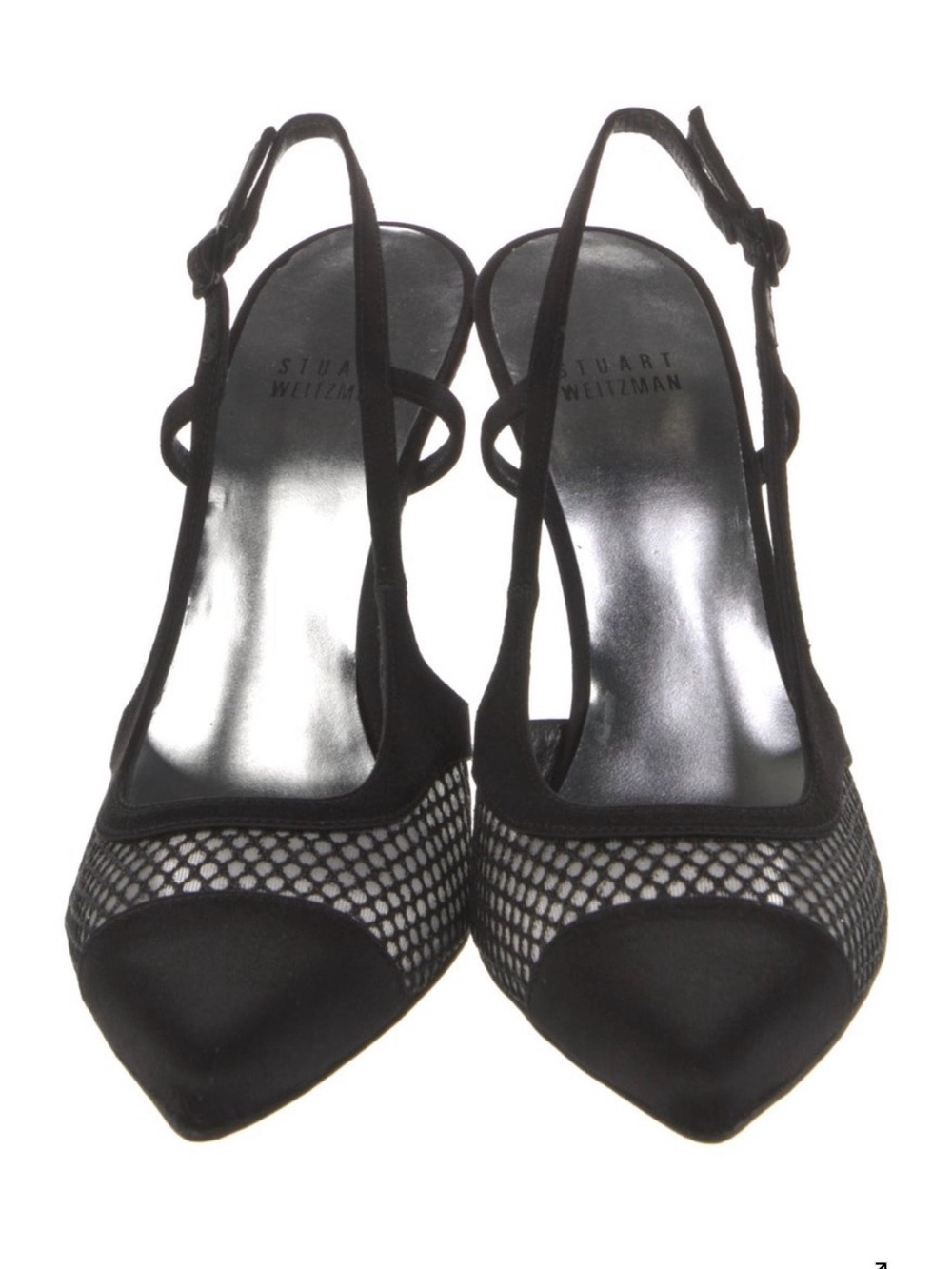 STUART WEITZMAN Black Women's High Heel Slingback Sandals 7.5